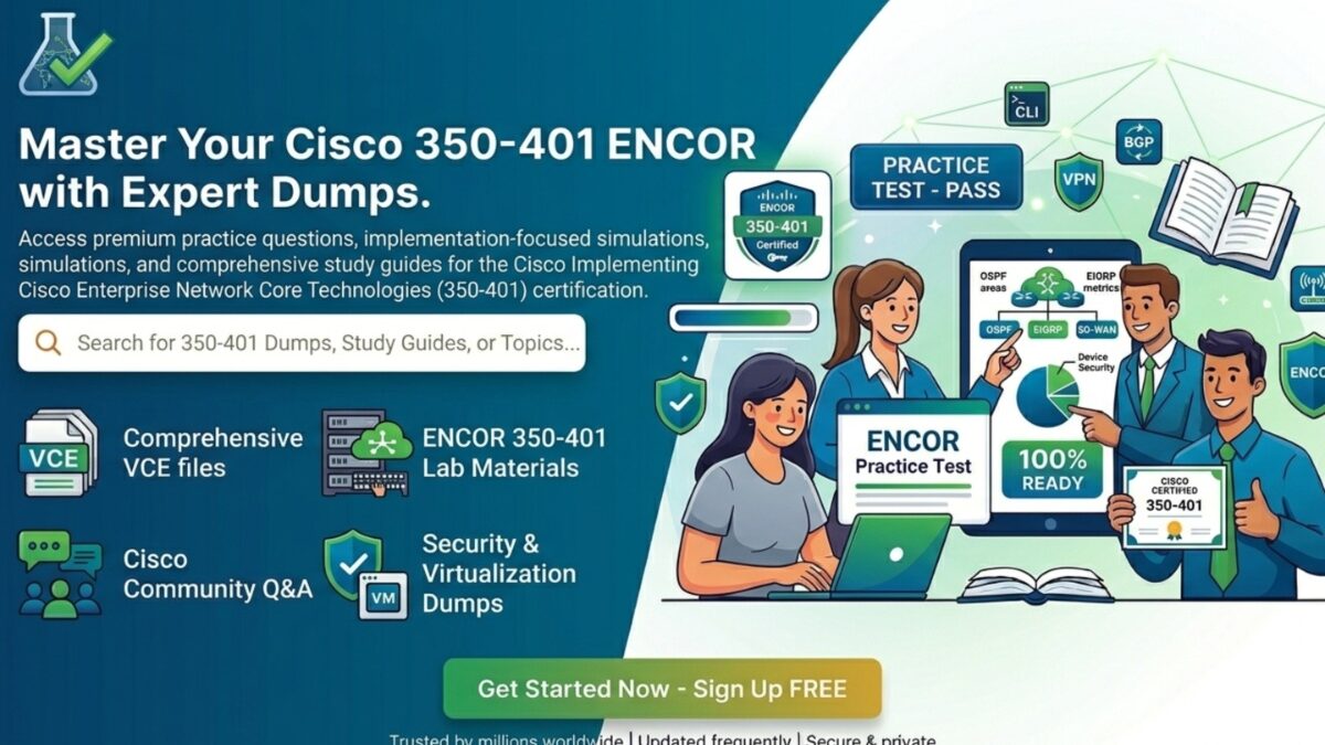 IT professional studying networking certification