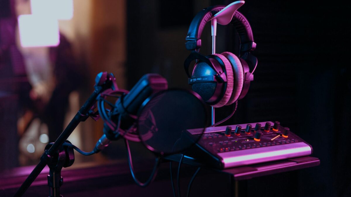 Nigerian music production studio recording