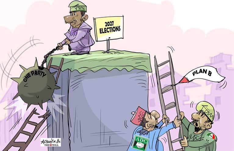 Nigerian political party inauguration ceremony