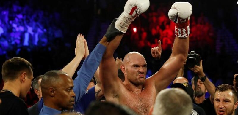 professional boxing heavyweight championship fight