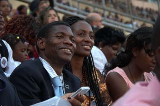 religious convention gathering audience