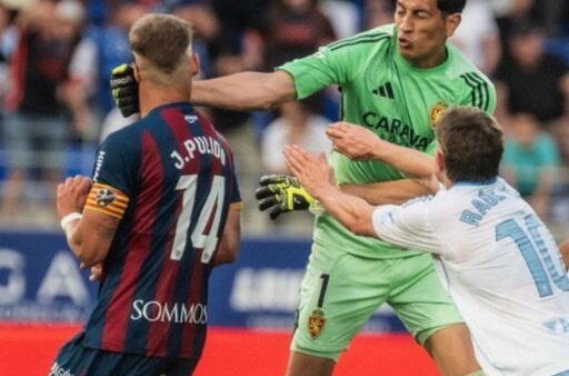 Zaragoza goalkeeper Andrada faces 12-match ban for punching opponent