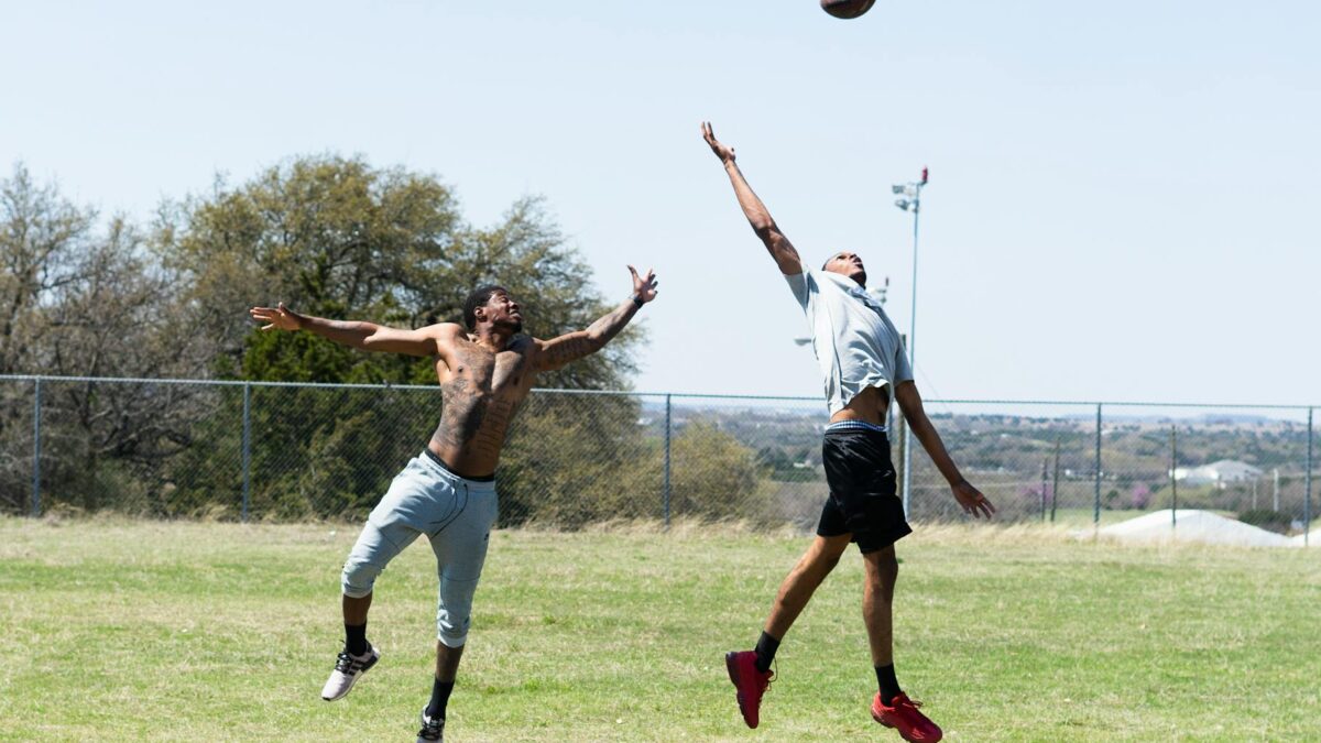 football player training wealthy family