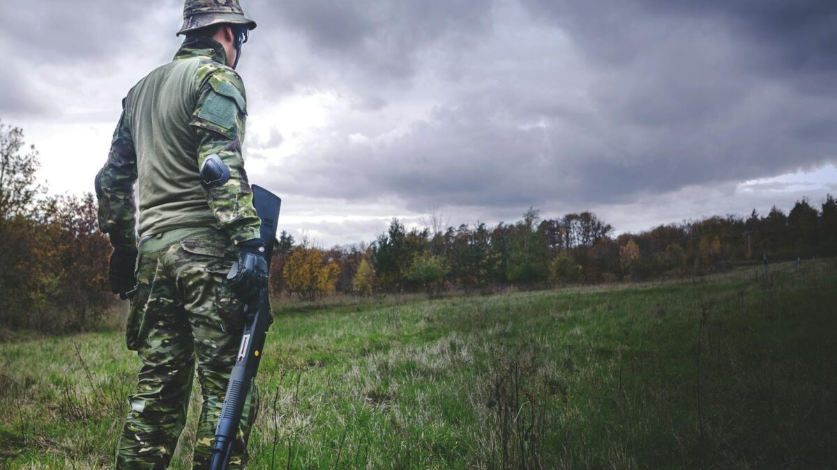 forest military security patrol