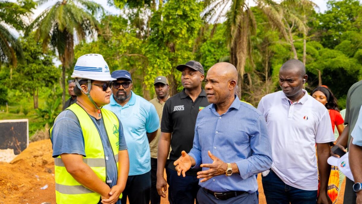 highway construction site Nigeria