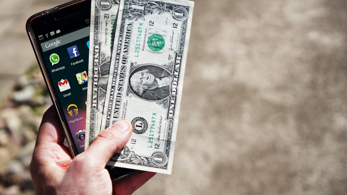 mobile phone banking transfer money