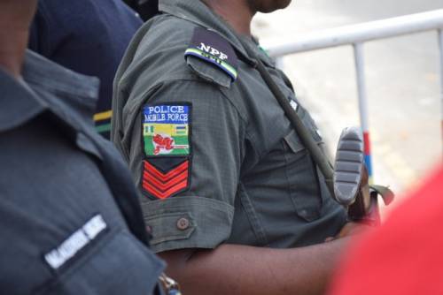 police arrest weapons Lagos Nigeria