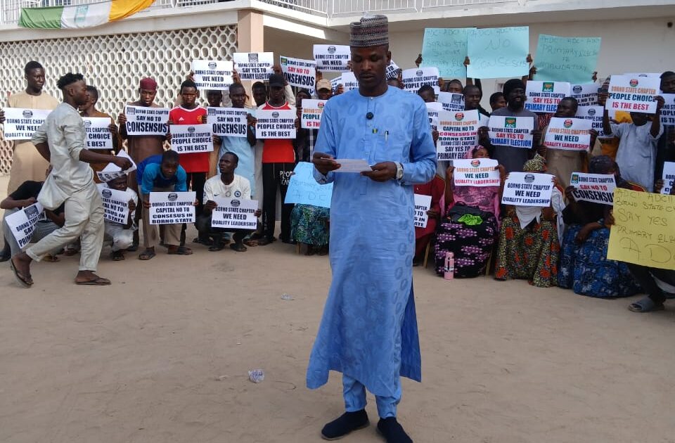 political party meeting Nigeria democracy