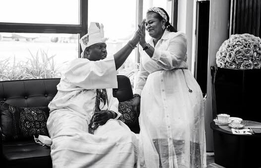 Ooni of Ife welcomes twin princes with Olori Mariam